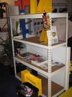 Lekkie, bezśrubowe, stalowe półki regulowane do sklepu / warsztatu