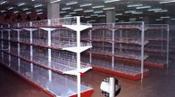 Regulowane półki ze stali bezśrubowej do łatwego montażu w supermarkecie