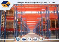 CE / ISO Factory Storage Metalowe regały paletowe o dużej wytrzymałości skoordynowane ze sprzętem do obsługi