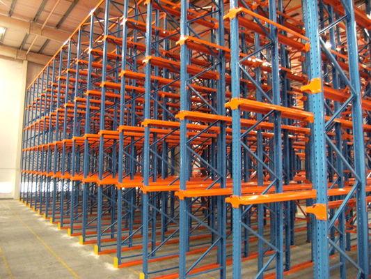 Warehouse Anti Rust Q235 Steel FIFO Drive In Racks